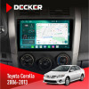 Штатная магнитола Toyota Corolla 2006-2013 Decker D9004 6x128, DSP 360, 2k