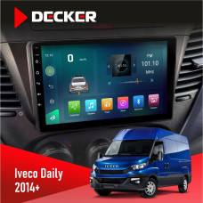 Штатная магнитола Iveco Daily 2014+ Decker D9003 6x128, DSP, 4G, 2k