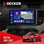 Штатная магнитола KIA Rio (QB) 2011-2017 Decker D9005 4x64, DSP, 360, 4G, 2k