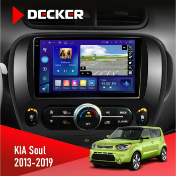Штатна магнітола KIA Soul 2013-2019 Decker D9005 4x64, DSP, 360, 4G, 2k