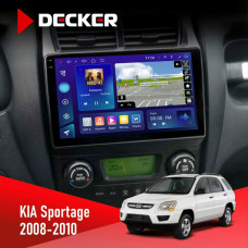 Штатная магнитола KIA Sportage 2008-2010 Сlimate Decker D9005 4x64, DSP, 360, 4G, 2k