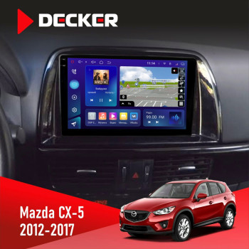 Штатна магнітола Mazda CX-5 2012-2017 Decker D9005 4x64, DSP, 360, 4G, 2k