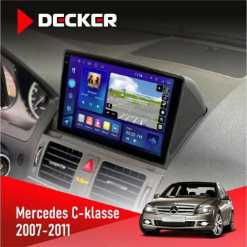 Штатна магнітола Mercedes-Benz C-klasse (W204) 2007-2011 Decker D9005 4x64, DSP, 360, 4G, 2k