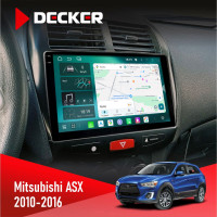  Штатна магнітола Mitsubishi ASX 2010-2016 Decker D10004 6x128, DSP, 360, 2k