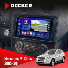 Штатная магнитола Mercedes-Benz M-Class W164 2005-2011 Decker D9005 4x64, DSP, 360, 4G, 2k