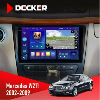 Штатная магнитола Mercedes-Benz W211 2002-2009 Decker D9005 4x64, DSP, 360, 4G, 2k