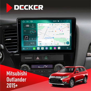  Штатна магнітола Mitsubishi Outlander 2015+ Decker D10004 6x128, DSP, 360, 2k