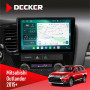 Штатная магнитола Mitsubishi Outlander 2015+ Decker D10004 6x128, DSP, 360, 2k