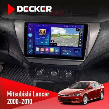 Штатна магнітола Mitsubishi Lancer 9 2000-2010 Decker D9005 4x64, DSP, 360, 4G, 2k