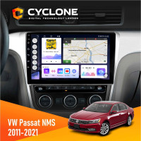 Штатная магнитола Volkswagen Passat NMS 2011-2021 Cyclone C10004 4x64, DSP, 2k