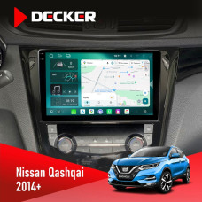  Штатна магнітола Nissan Qashqai, X-Trail 2014+ Decker D10004 6x128, DSP, 360, 2k