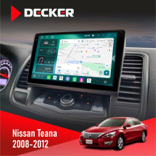Штатная магнитола Nissan Teana 2008-2012 Decker D10004 6x128, DSP, 360, 2k