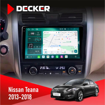  Штатна магнітола Nissan Teana 2013-2018 Decker D10004 6x128, DSP, 360, 2k
