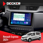 Штатная магнитола Renault Express 2021+ Decker D9-007 4x64 DSP 360 4G
