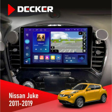 Штатна магнітола Nissan Juke 2011-2019 Decker D9005 4x64, DSP, 360, 4G, 2k