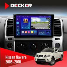 Штатна магнітола Nissan Navara (D40) 2005-2010 Decker D9005 4x64, DSP, 360, 4G, 2k