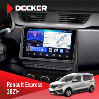 Штатная магнитола Renault Express 2021+ Decker D9-006 4x64, 4G