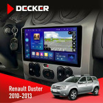 Штатная магнитола Renault Duster 2010-2013 Decker D9005 4x64, DSP, 360, 4G, 2k