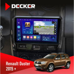 Штатная магнитола Renault Duster 2015+ Decker D9005 4x64, DSP, 360, 4G, 2k