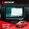 Штатная магнитола Skoda Fabia 2004-2010 Decker D10004 6x128, DSP, 360, 2k