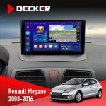 Штатная магнитола Renault Megane III 2008-2016 Decker D9005 4x64, DSP, 360, 4G, 2k