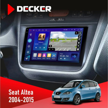 Штатная магнитола Seat Altea 2004-2015 Decker D9005 4x64, DSP, 360, 4G, 2k