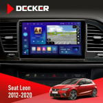 Штатная магнитола Seat Leon 2012-2020 Decker D9005 4x64, DSP, 360, 4G, 2k