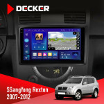 Штатная магнитола SsangYong Rexton 2007-2012 Decker D9005 4x64, DSP, 360, 4G, 2k