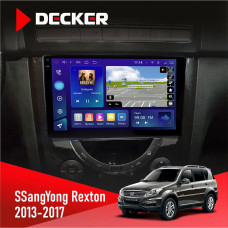 Штатна магнітола SsangYong Rexton 2013-2017 Decker D9005 4x64, DSP, 360, 4G, 2k