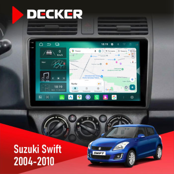  Штатна магнітола Suzuki Swift 2004-2010 Decker D10004 6x128, DSP, 360, 2k