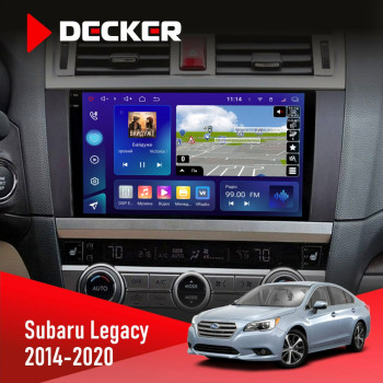 Штатна магнітола Subaru Legacy 2014-2020 Decker D9005 4x64, DSP, 360, 4G, 2k