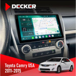 Штатна магнітола Toyota Camry 2011-2015 USA Decker D10004 6x128, DSP, 360, 2k