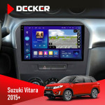 Штатная магнитола Suzuki Vitara 2015+ Decker D9005 4x64, DSP, 360, 4G, 2k
