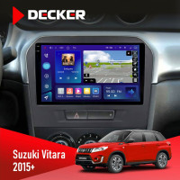 Штатна магнітола Suzuki Vitara 2015+ Decker D9005 4x64, DSP, 360, 4G, 2k