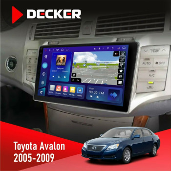 Штатна магнітола Toyota Avalon 2005-2009 Decker D9005 4x64, DSP, 360, 4G, 2k