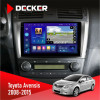 Штатная магнитола Toyota Avensis 2008-2015 Decker D9005 4x64, DSP, 360, 4G, 2k