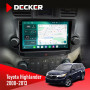 Штатна магнітола Toyota Highlander 2008-2013 Decker D10004 6x128, DSP, 360, 2k