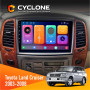Штатная магнитола Toyota Land Cruiser (100) 2003-2008 Cyclone C10001 2x32