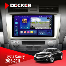 Штатная магнитола Toyota Camry 40 2006-2011 Decker D9005 4x64, DSP, 360, 4G, 2k