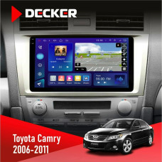 Штатная магнитола Toyota Camry 40 2006-2011 AMP Decker D9005 4x64, DSP, 360, 4G, 2k