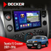Штатная магнитола Toyota FJ Cruiser 2007-2016 Decker D9005 4x64, DSP, 360, 4G, 2k