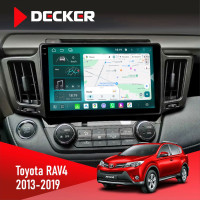 Штатная магнитола Toyota RAV4 2013-2019 Decker D10004 6x128, DSP, 360, 2k