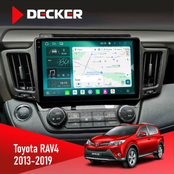  Штатна магнітола Toyota RAV4 2013-2019 Decker D10004 6x128, DSP, 360, 2k