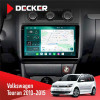 Штатная магнитола Volkswagen Touran 2010-2015 Climate Decker D10-004 6x128, DSP, 360, 2k