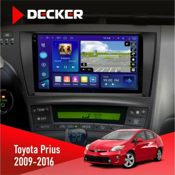 Штатна магнітола Toyota Prius 2009-2016 Black Decker D9005 4x64, DSP, 360, 4G, 2k
