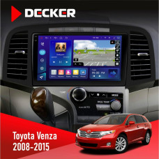 Штатная магнитола Toyota Venza 2008-2015 AMP Decker D9005 4x64, DSP, 360, 4G, 2k