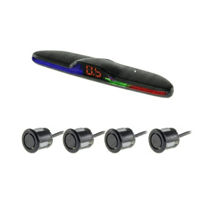 Паркувальна система CYCLONE SF-4D black LED серії з LED дисплеєм, звуковим сигналом та 4 знімними датчиками