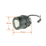 Противотуманная Bi-LED линза Cyclone BF03 2.0" 6000K