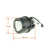 Противотуманная Bi-LED линза Cyclone BF02 2.5" 6000K