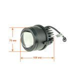 Противотуманная Bi-LED линза Cyclone BF02 2.5" 6000K